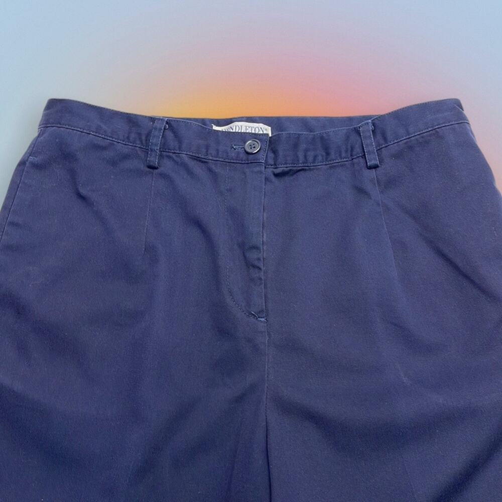 PENDLETON Women’s 10 Navy Blue Cotton Pant